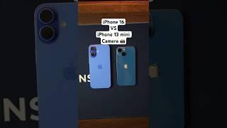 iPhone 16 VS iPhone 13 mini Camera   #shorts #iphone16