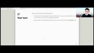 Computer lab on fitting claim count distributions: the NB model