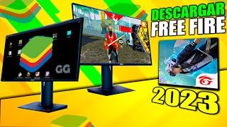  Cómo DESCARGAR FREE FIRE en BLUESTACKS 2023  Como jugar Free Fire en PC SIN LAG