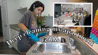 DEEP CLEAN MY APARTMENT WITH ME || ClEANING MOTIVATION, TIME-LAPSE || ft. LifeWit Pillow