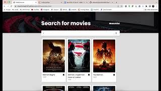 IMDB Clone made using JavaScript and OMDB API