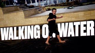 WALKING ON WATER CHALLENGE | HE DID IT!