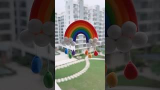 Clay rainbow  idea #craft #youtubeshorts #shorts #youtube