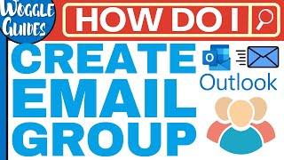 How to create an email group in Outlook