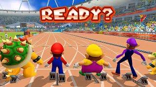 Mario & Sonic at the London 2012 Olympic Games - Mario All Athletics (Hardest Difficulty)