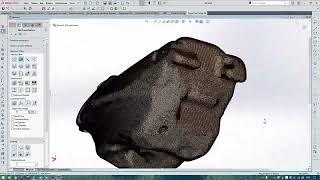 Solidworks PowerSurfacing работа с STL форматом