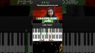 7-3-6 Gospel Passing Chords: Piano Tutorial