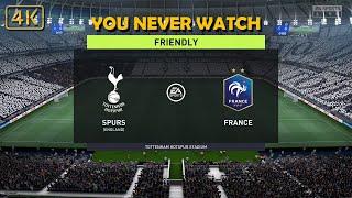 4K Highlight | Tottenham Hotspur vs France -  FIFA22 | Gameplay #1