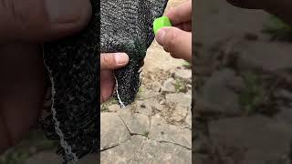 Bottle Cap Rescues Tarp Corner!