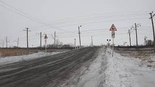 Live Russian Railroad Crossing