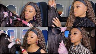 ASMR | ️ 2 Hrs Of "The Lady On The Airplane Does Your Hair" Compilation | For Sleep/Study/Work