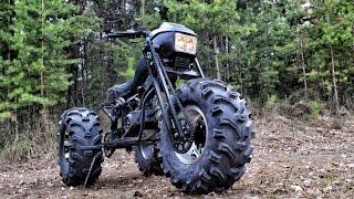 Полноприводный трицикл Васюган 3x3 3wd motorcycle