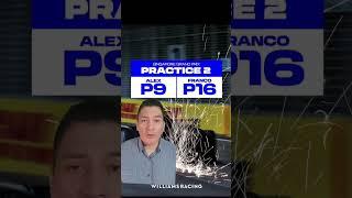 Franco colapinto puesto 16 entrenamiento F1