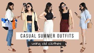 Using Old Clothes to Create New Outfits | 2023 Casual Summer Outfit Ideas