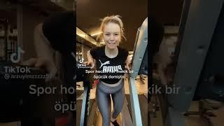 Hot girl in the gym #shorts #girl #tiktok #gym