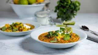 Slow Cooker Cauliflower Curry Soup
