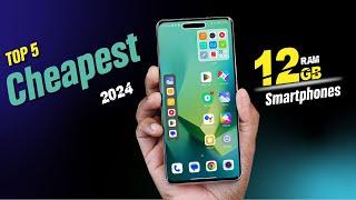 TOP 5: New Budget 12 GB Ram Phones ️️ 2024 Top 5  #12gbrambudgetphone #12gbunder25000 #nnote40pro