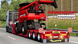 ETS2 SCHWERTRANSPORT - BEST Trailer Kässbohrer SLL Trailer [2743] EURO TRUCK SIMULATOR 2