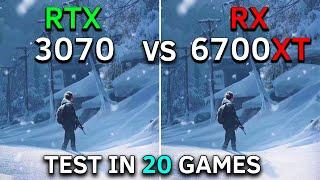 RX 6700 XT vs RTX 3070 | Test In 20 Games at 1080p | 2023