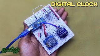 DIGITAL CLOCK USING OLED DISPLAY | TAMIL | ICC TECH #icctech