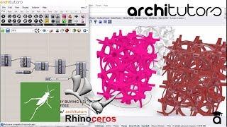 3D voronoi in grasshopper in rhino | architutors