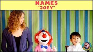 Learning Names with Mr. Clown: "Joey"