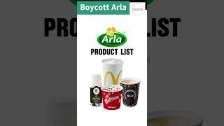 Here is the list of Arla's product which allegedly contains Bovaer an additive to cut cow fart