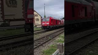 Dieselzug der DB IRE3 Durchfahrt in Rheinfelden Baden D