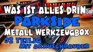 Alles über die: Metall Werkzeugbox PWBM A1 92-teilig von PARKSIDE®