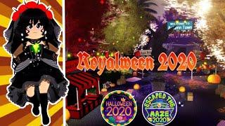 Royalween 2020 [Royale high Halloween update] + Maze Tutorial +all 9 chest location in Autumn Town!