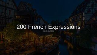 200 French Expressions / Learn French / French Lessons / SK Languages / French Learning / French