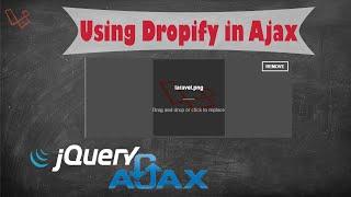 Laravel Image Upload using Dropify JS with AJAX