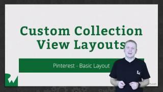 Pinterest Basic Layout - Custom Collection View Layouts in iOS - raywenderlich.com