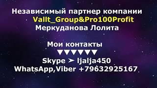 Уникальная система дохода с компанией ValltGroup