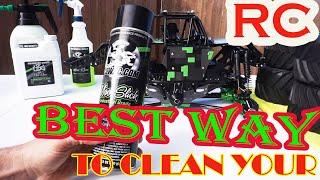 ABSOLUTE!! #1 BEST WAY TO "KLEEN" Your R/C CAR With #Cowrc Moo-Kleen Parts & Chassis Wash