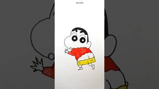 Cute shinchan boy drawing and colouring for kids #shinchan #art #cutedrawing #cartoon #drawing