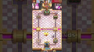 last moment win  #clashroyale #hard #original #wizard #bats #hogrider #clashsquad #easywin