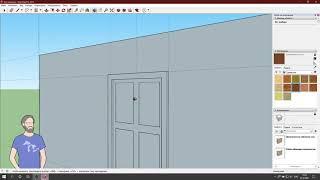 SketchUp-  как нарисовать окно