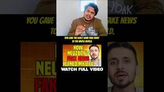 Exposing @NeuzBoyy  Reckless Disinformation: A Threat to Truth || by King chandrahas #neuzboy