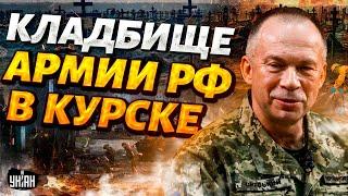 Курск, это ДОРОГА СМЕРТИ! Показали КЛАДБИЩЕ техники РФ. Сырский ответил Путину. У ВСУ есть успехи