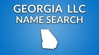 Georgia LLC - Name Search