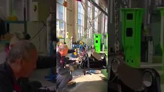 the process of assembling heavy equipment is full of patience and precision #shorts