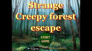 strange creepy forest escape video walkthrough