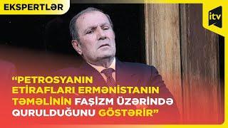 Levon Ter-Petrosyan: “Azərbaycanlıların üç rayonda çoxluq təşkil etməsi Ermənistan üçün təhdid idi”