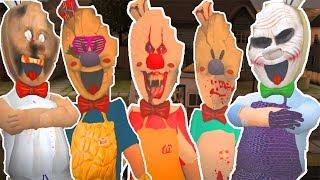 ICE CREAM 2 - ALL TYPE OF ICE CREAM - JOKER, RICH, FAST FOOD, GRANNY, DOCTOR - Gameplay Walkthrough