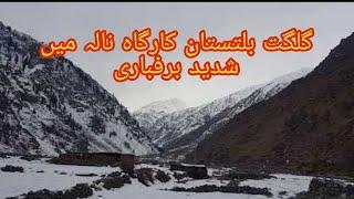 kargah nala gilgit baltistan in snow ️ fall