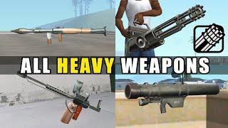 How To Get All HEAVY Weapons in GTA San Andreas (Locations)