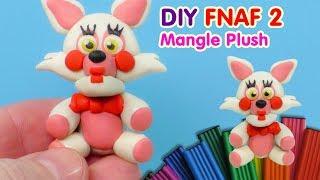 ФНАФ 2 ИЗ ПЛАСТИЛИНА - МАНГЛ | FNAF 2 Mangle Plush Clay Tutorial