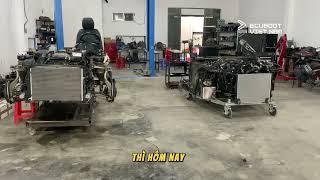 Học chẩn đoán sửa chữa ô tô Mercedes và BMW tại EcuBoot với mô hình Mercedes M274 và BMW B48