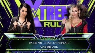 WWE - Paige vs Charlotte Flair Extreme Rules Divas One On One Match WWE2K24 Wrestling